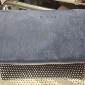 NWOT Portland Leather Navy Blue Utility Bag